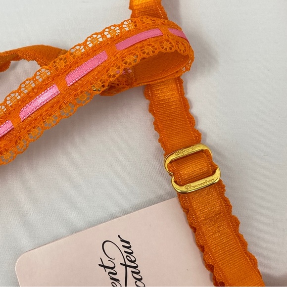 NWT Agent Provocateur Pollie Orange Bra - Picture 8 of 16